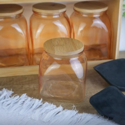 Glass Spice Jar Set - 6 Pieces 